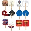 Two Sided Paper Fan | https://www.bestnamebadges.com