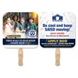 Sandwich Paper Fan | https://www.bestnamebadges.com