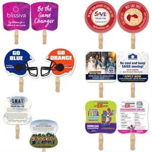 Sandwich Paper Fan | https://www.bestnamebadges.com