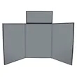4' Fast Trak Display - Kit A (No Graphic Panels) | https://www.bestnamebadges.com