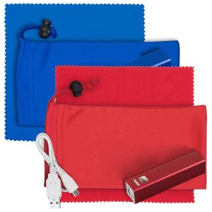 Daysaver Mobile Tech Metal Power Bank Accessory Kit | https://www.bestnamebadges.com