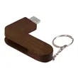 Universal Source® 8 GB Bamboo Bullet Keyring USB 2.0 Flas... | https://www.bestnamebadges.com