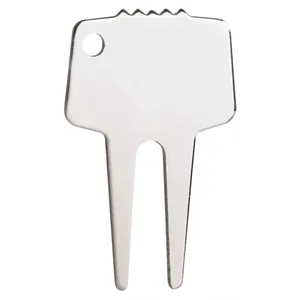 Silver-Tone Divot Repair Tool