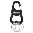 3 Keyring Carabiner with Bottle Opener | https://www.bestnamebadges.com