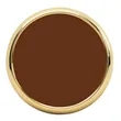 JAFFA® Leather Coaster | https://www.bestnamebadges.com
