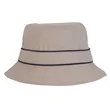 Cotton Bucket Hat with Trim | https://www.bestnamebadges.com