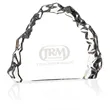 MARIO CIONI Carved Crystal Award | https://www.bestnamebadges.com