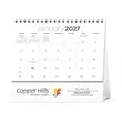 Triumph® Calendars Simplicity Large Desk Calendar | https://www.bestnamebadges.com