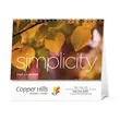 Triumph® Calendars Simplicity Large Desk Calendar | https://www.bestnamebadges.com