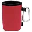 Koozie® Collapsible Can Cooler with Carabiner | https://www.bestnamebadges.com