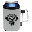 Koozie® Collapsible Can Cooler with Carabiner | https://www.bestnamebadges.com