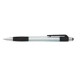 Good Value™ Silver Element Stylus RABS Pen | https://www.bestnamebadges.com