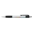 Good Value™ Silver Element Stylus RABS Pen | https://www.bestnamebadges.com