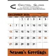 Triumph® Calendars Orange & Black Contractor Memo Calendar | https://www.bestnamebadges.com