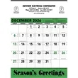 Triumph® Calendars Green & Black Contractor Memo Calendar | https://www.bestnamebadges.com