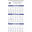 Triumph® Calendars 3-Month Planner (4-Sheet) | https://www.bestnamebadges.com