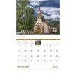 Good Value™ Scenic Churches - Stapled Calendar | https://www.bestnamebadges.com