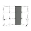 Curved Show 'N Rise Floor Display Center Panel (Fabric) | https://www.bestnamebadges.com