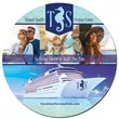 Good Value™ 1/8" Fabric Surface Mouse Pad (8" Round) | https://www.bestnamebadges.com