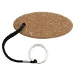 Buoy Oval Cork Keychain | https://www.bestnamebadges.com