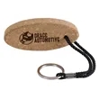 Buoy Oval Cork Keychain | https://www.bestnamebadges.com