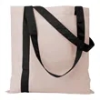 Striped Economy Tote | https://www.bestnamebadges.com
