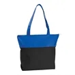 Good Value™ Poly Pro Two-Tone Zippered Tote | https://www.bestnamebadges.com