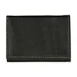 Andrew Philips® Leather Contrast Stitch Tri-Fold Wallet | https://www.bestnamebadges.com