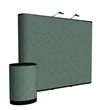 10' Straight Show 'N Rise Floor Display Kit (Fabric) | https://www.bestnamebadges.com