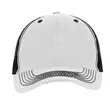 Color Accent Mesh Snapback Cap | https://www.bestnamebadges.com