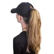 High Ponytail Cap | https://www.bestnamebadges.com