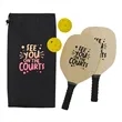 Fun On The Go Games - Pickleball Set | https://www.bestnamebadges.com