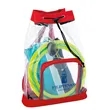 Good Value™ Clear Cinch Backpack | https://www.bestnamebadges.com