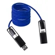 All-Over Braided Long Cable Extender | https://www.bestnamebadges.com