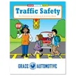 Coloring Book: Traffic Safety | https://www.bestnamebadges.com