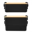 Mega Bites Stackable Bento Box | https://www.bestnamebadges.com