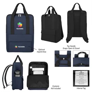 Rainer rPET Laptop Backpack | https://www.bestnamebadges.com