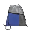 Good Value™ Heathered RPET Non-Woven Drawstring Backpack | https://www.bestnamebadges.com