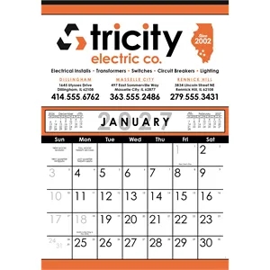 Skinner & Kennedy® Commercial 12-Sheet Calendar