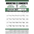 Skinner & Kennedy® Contractor's 13-Sheet Calendar | https://www.bestnamebadges.com