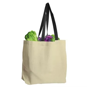Garyline® Natural Cotton Canvas Tote | https://www.bestnamebadges.com
