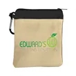 Garyline® Canvas Zipper Pouch with Carabiner | https://www.bestnamebadges.com