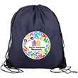 Garyline® Graduate Drawstring Backpack | https://www.bestnamebadges.com