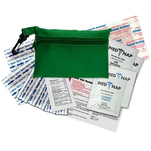 Garyline® Zip Pouch First Aid Kit - 16 Piece | https://www.bestnamebadges.com