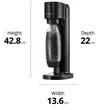 SodaStream Gaia® Sparkling Water Maker Starter Kit | https://www.bestnamebadges.com