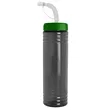 Garyline® Slim Fit RPET Bottle with Straw Lid - 24 oz. | https://www.bestnamebadges.com
