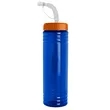 Garyline® Slim Fit RPET Bottle with Straw Lid - 24 oz. | https://www.bestnamebadges.com
