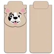 Paws N Claws® Magnetic Bookmark | https://www.bestnamebadges.com