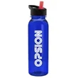 Garyline® Boss Embossed Tritan® Bottle with Flip-Straw Li... | https://www.bestnamebadges.com