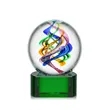 JAFFA® Infinity Globe Award | https://www.bestnamebadges.com